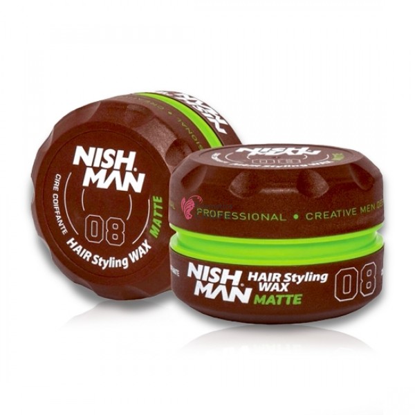 Ceara pentru par mata NISH MAN 08 Matte Finish 150 ml